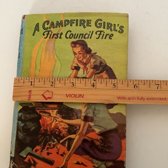 A Campfire Girl’s First Council Fire Jane L. Stewart Saalfield Publishing 1914 - Picture 12 of 16